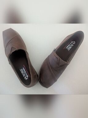 Skechers BOBS Women's Brown Slip-On Loafers.